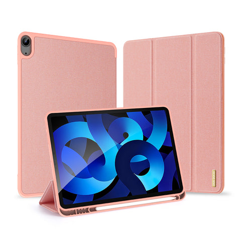 iPad Air Case (10.9" / 11") – Pink Case with Pencil Holder and Smart Cover