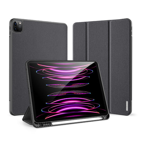iPad Pro 11 Case – Black Smart Cover with Apple Pencil Holder and Viewing Stand