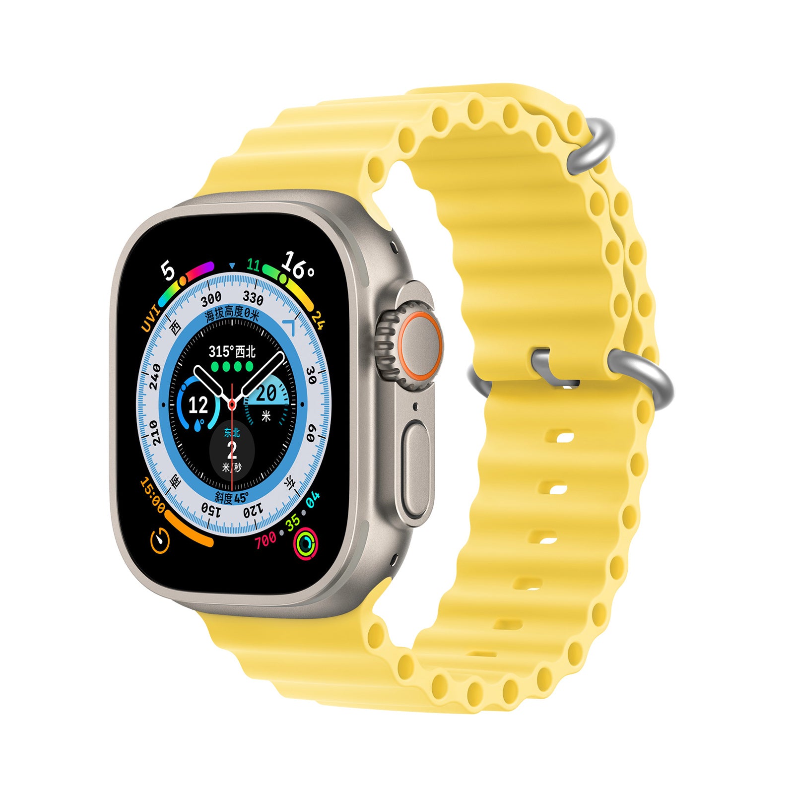 Yellow apple watch band 42mm discount