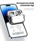 AirPods Pro transparent cover with black border.