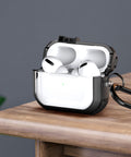 AirPods 1/2 clear case with shock protection.