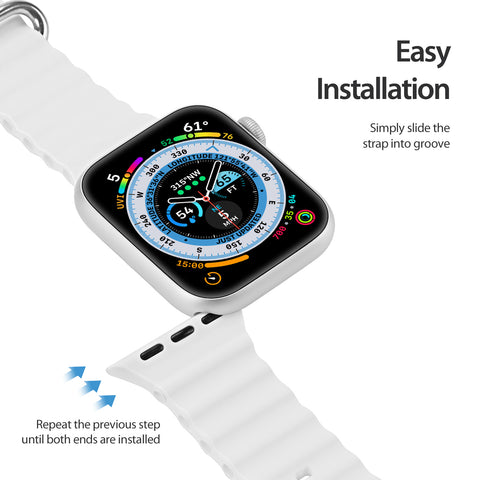 Comfortable Apple Watch strap for sports and outdoor adventures.