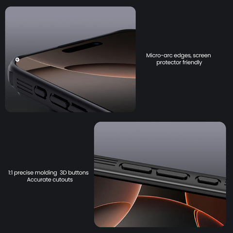 The Best Magnetic 16 Pro Max case with sliding camera cover.