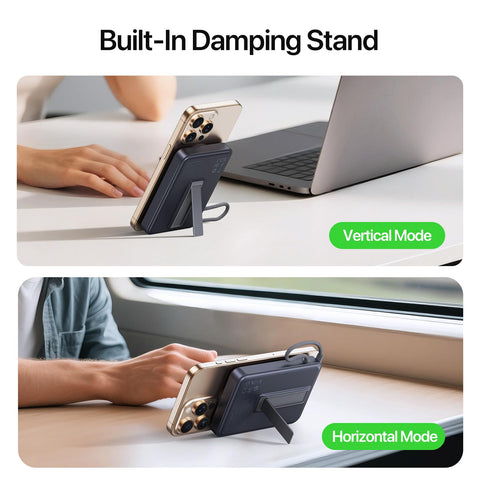 10,000 mAh Magnetic Power Bank with Kickstand - DUZZONA