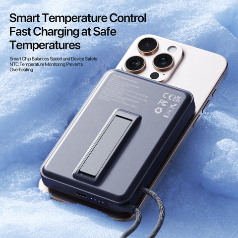 10,000 mAh Magnetic Power Bank with Kickstand - DUZZONA