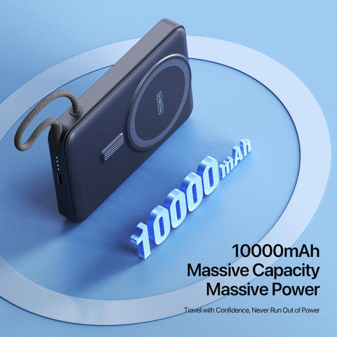 10,000 mAh Magnetic Power Bank with Kickstand - DUZZONA