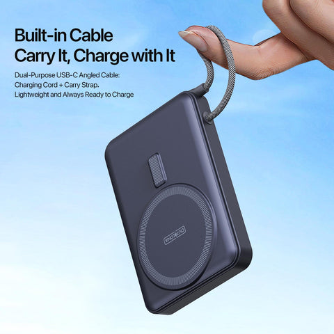 10,000 mAh Magnetic Power Bank with Kickstand - DUZZONA