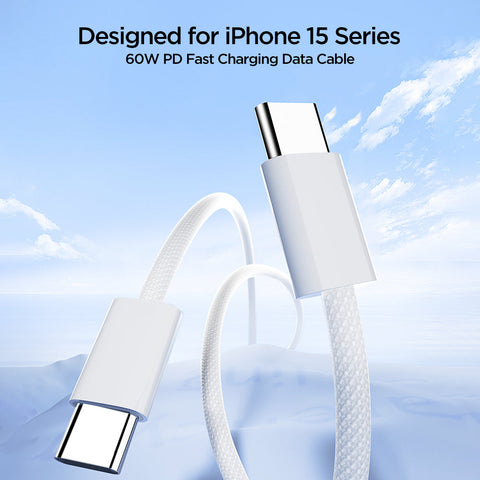 USB-C to USB-C 60W Fast Charging Cable Designed for iPhone 15 - JOYROOM