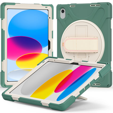 10.9-inch iPad case with 360-degree rotating kickstand.