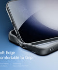 Samsung S23 Plus case with flowing lines and sleek design