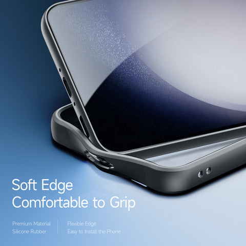 Samsung S23 Plus case with flowing lines and sleek design