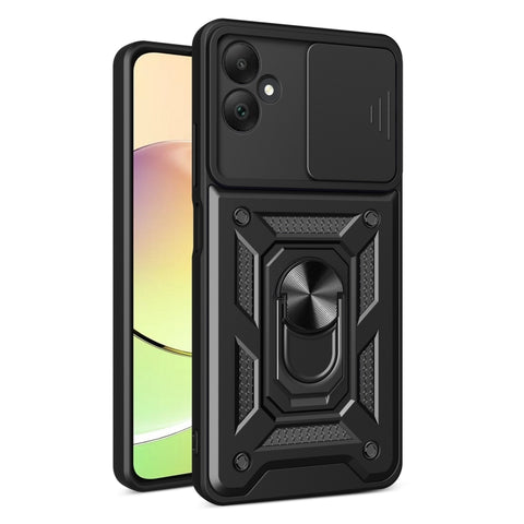 SAMSUNG Galaxy A04 Phone Case with Built-in Ring Kickstand and Lens Cover