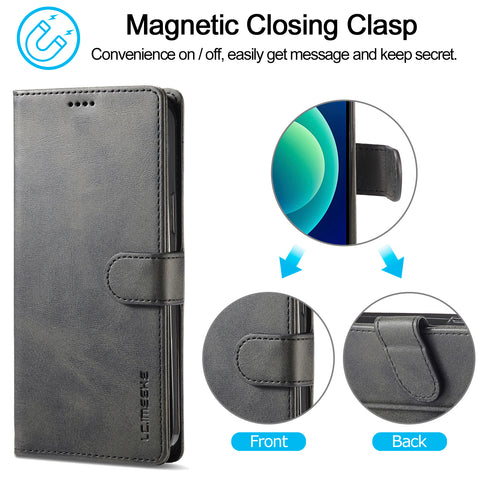 Stylish Folio Stand Wallet Case for iPhone 14 Pro Max