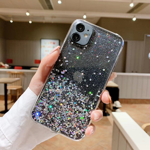 iphone-15-pro-max-glitter-phone-case - clear case