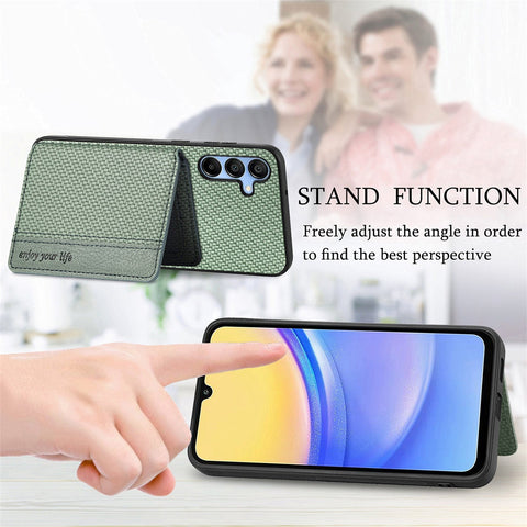 Samsung Galaxy A25 5G Phone Case with RFID Blocking Magnetic Card Holder