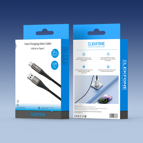 ELEKFONE USB to Type-C Charging Cable 1M