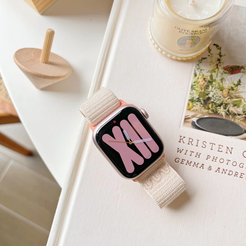 Nylon Apple Watch Strap - Starlight
