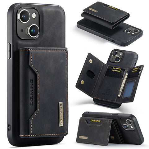 iPhone 15 Plus Case 2-in-1 Detachable Magnetic Wallet Case