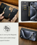 2-in-1 removable wallet case for iPhone 15 Plus