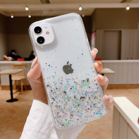 iphone-15-pro-max-glitter-phone-case - Clear case