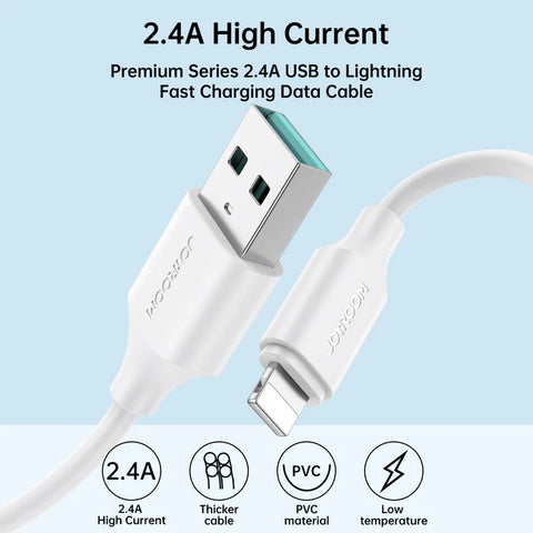 JOYROOM USB-A to Lightning Fast Charging Cable 1 Meter