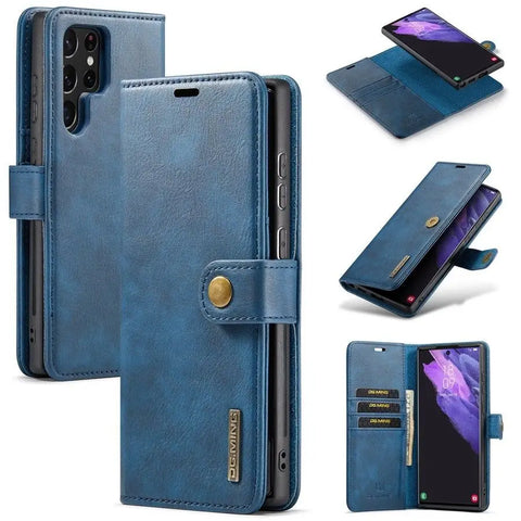 The best 2-in-1 wallet case for Samsung S22 Ultra in PU leather in nz