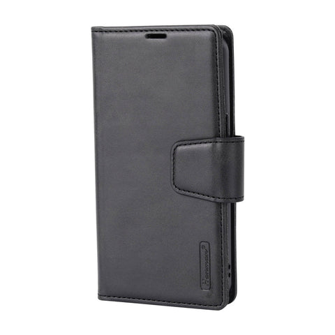 Premium black leather case for iPhone 16 Pro Max showcasing its sleek design