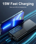 Power Bank 10000mah 15W with LCD Display  - fast charging