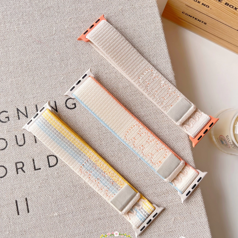 Nylon Apple Watch Strap - Starlight