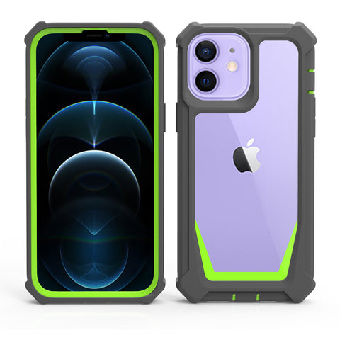 iPhone 15 Rugged Phone Case with Raised Front Bezel and Back Cover