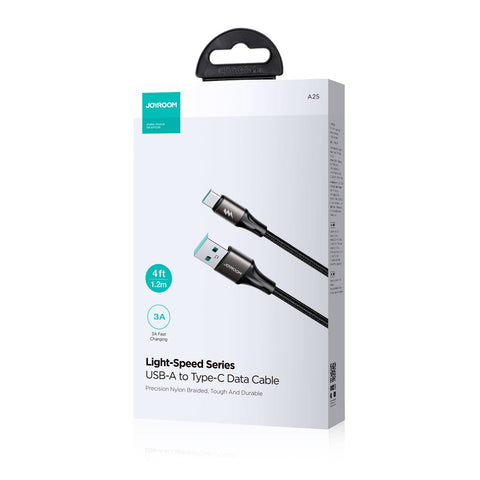 Premium Braided USB to USB-C Cable 3A 1.2M