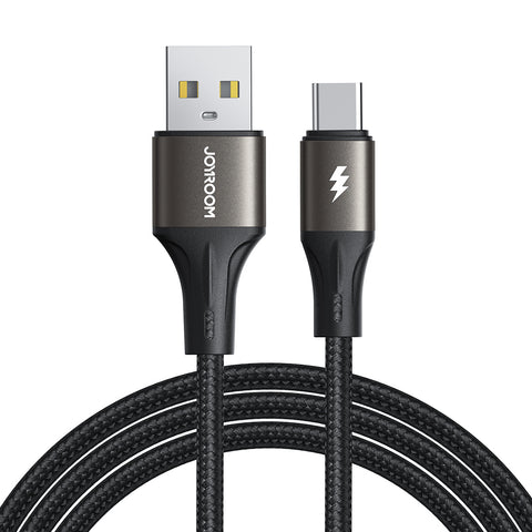 JOYROOM USB-A to Type-C Braided Charging Cable 3A 1.2M