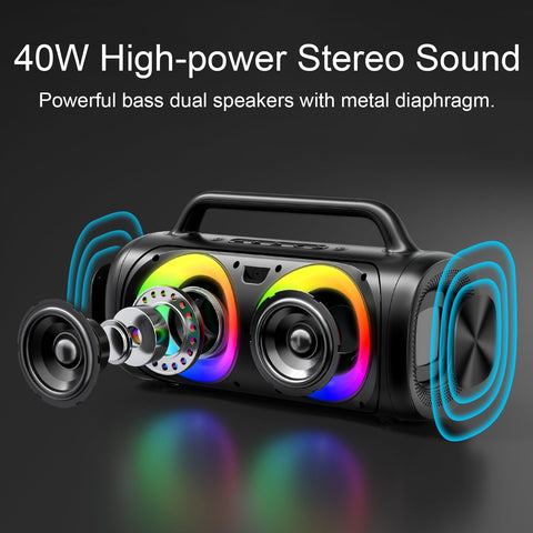 JOYROOM 40W Wireless Speaker With RGB Lights