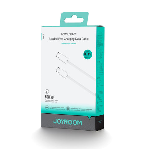 USB-C to USB-C 60W Fast Charging Cable Designed for iPhone 15 - JOYROOM