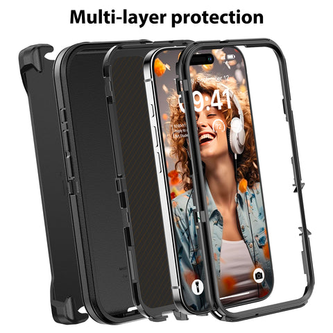 Advanced impact-resistant case for iPhone 16 Pro max.