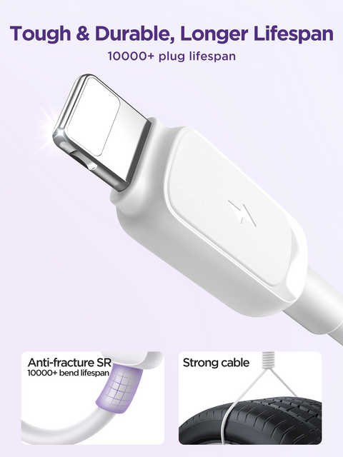 2.4A fast charging Lightning data cable