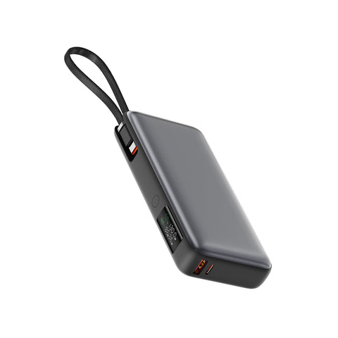 130W Power Bank with Built-in Cable – Fast Charging for Laptops & More