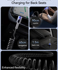 USB-A to Type-C cable with anti-interference magnetic ring