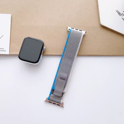 Nylon Apple Watch Strap - Grey