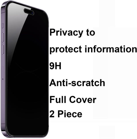 iPhone 15 Pro Privacy Screen Protector (2 Pack)