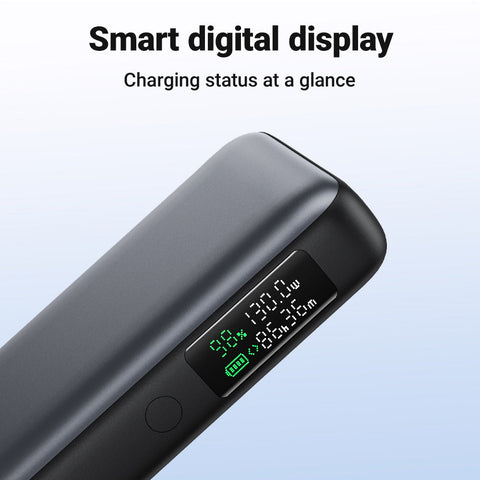 130W Power Bank with Built-in Cable – Fast Charging for Laptops & More