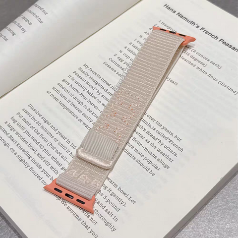 Nylon Apple Watch Strap - Starlight