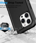 Drop-test certified iPhone 16 Pro Max case for extreme conditions.