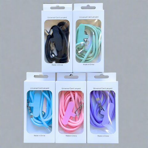 Purple Premium Phone Lanyard – Universal Case-Friendly Strap