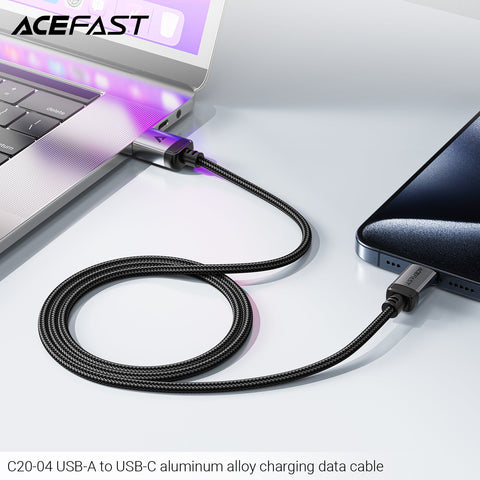 Power up with 3A fast charging and tangle-free durability.