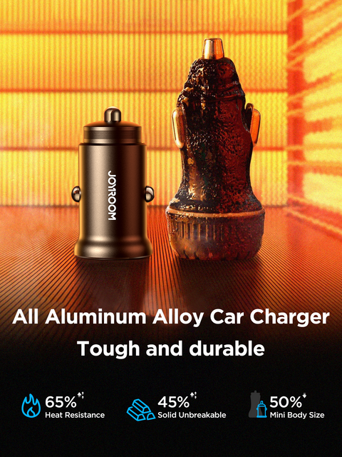 30W USB and USB-C Mini Car Charger