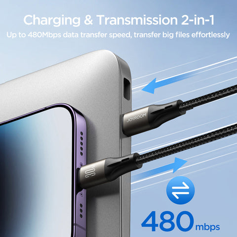 Fast Charging Data Cable for Apple, Type-C to Lightning 30W - JOYROOM