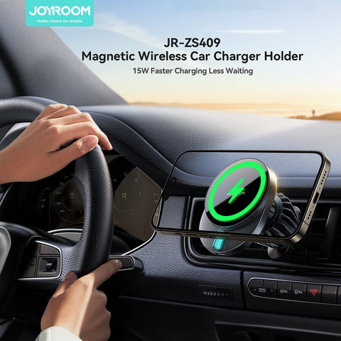 Ultra-Strong Magnetic Car Phone Holder – MagSafe Windshield Mount