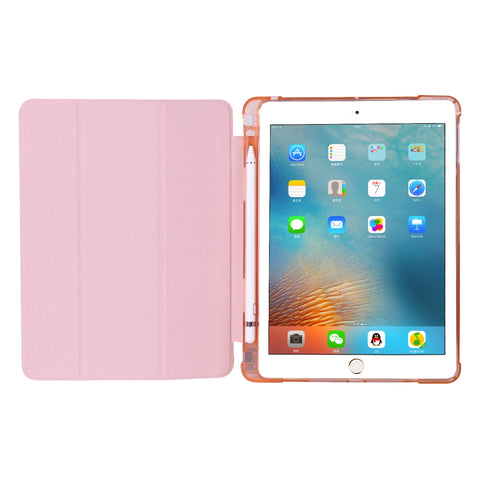 iPad Case with Soft Back and Pencil Holder for iPad 5th, 6th Gen, iPad Air 1st, 2nd Gen 9.7 Inches