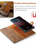 The best 2-in-1 wallet case for Samsung S22 Ultra in PU leather